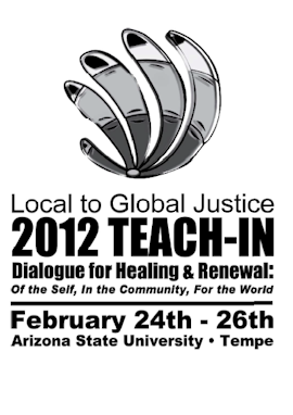 2012 Local to Global Justice Teach-in program cover